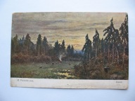 MICHAŁ POCIECHA JESIEŃ przedwojenna POCZTÓWKA STEMPEL ŁOMŻA