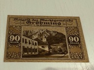 90 Heller (Gröbming) notgeld Austria; N#277919; stan AU
