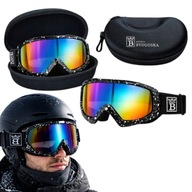 GOGLE NARCIARSKIE SNOWBOARDOWE REGULOWANE FILTR UV ODPORNE MĘSKIE OTG