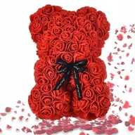 MIŚ Z PŁATKÓW RÓŻ – PREZENT NA URODZINY, WALENTYNKI, ŚWIĘTA I DLA UKOCHANEJ