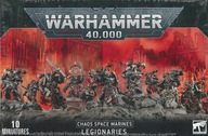 Warhammer 40000 Modele Chaos Marines Legionaries + 2 figurki gratis