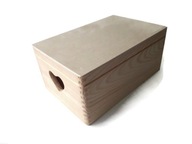 Pudełko drewniane DECOUPAGE skrzynka 30x20cm SERCE