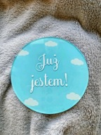 Tabliczka do zdjęć, sesja noworodkowa, Już jestem, dla fotografa wyprawka