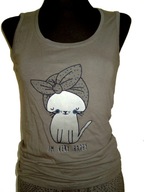 Piżama damska szerokie RAMIONKA szorty r. L