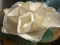 SERWETKA BUŁECZNIK EFEKTOWNY KOSZYK NA PIECZYWO KORONKA