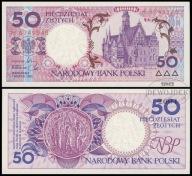 BNU - POLSKA RP 50 Złotych 1990 H 6749548 # P N42c # st 1