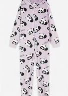 Cool Piżama jednoczęściowa z kapturem KIGURIMI, fiolet, PANDY, 110