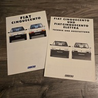 Fiat Cinquecento 1993 zestaw prospektów