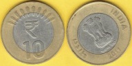 INDIE 10 Rupees 2011 r.