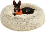 Legowisko dla psa 60 cm FEANDREA miękkie donut pluszowe