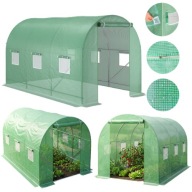 TUNEL FOLIOWY OGRODOWY 250x300x200cm SZKLARNIA OGRODOWA NAMIOT NA WARZYWA