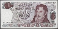 Argentyna 10 pesos 1976 - Belgrano - stan bankowy UNC