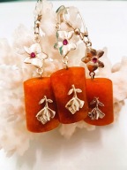 NEFRYT.SREBRNY KOMPLET Z NATURALNYM .NEFRYTEM -SREBRO PR-925