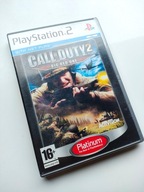 *** CALL OF DUTY 2 BIG RED ONE PLAYSTATION 2 PS2 3xA ***