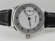 Mechaniczny zegarek Molnia . Mołnia . pasówka . 1948 rok .. ZSRR - CCCP