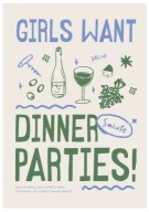 Plakat „Cocktail Party Aesthetic” – Kolorowe Plakaty Barowe