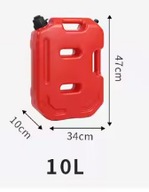 Kanister Zbiornik Na Paliwo Olej 10L LONG-HAUL