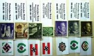 ZESTAW ZNACZKOW STARE NIEMCY RZESZA GENERALNA GUBERNIA HITLER 13