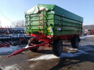 PLANDEKA GRATIS Przyczepa Rolnicza Dwuosiowa PALETOWA PT612 LONG 12 ton