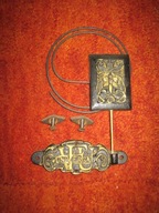 G. BECKER - STARY SYGNOWANY GONG DO ZEGARA