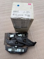 NK 229317 Zestaw klocków hamulcowych, hamulce tarczowe