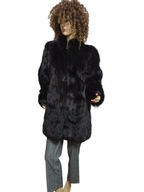 FUTRO z naturalnych czarnych lisów 36/38