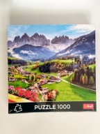 NOWE puzzle Trefl 1000 sztuk krajobraz góry wioska