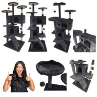 DRAPAK DLA KOTA SŁUPEK WYSOKI LEGOWISKO BUDKA DOMEK ZABAWKA SIZAL