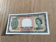 Malaje - Malezja - 1 dolar - 1953 - rzadki