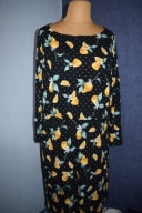 * ESMARA * SUKIENKA CZARNA W OWOCOWE WZORY_48