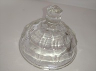 Elegancka ozdobna kryształowa pokrywka na cukiernicę