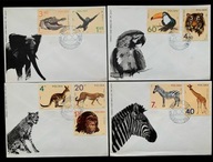 1972 Zwierzęta z ogrodów zoologicznych Fi 2015-23 FDC