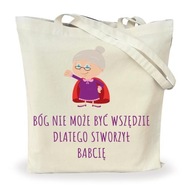 Torba eko bawełniana zakupy prezent dzień BABCI