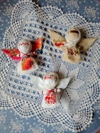 MOTANKI ANIOŁKI - 3szt. - BAWEŁNA