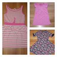 3 x sukienka 146/152 na 10-12 lat