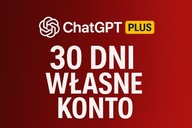 CHATGPT PLUS 5.1| 30 DNI | WŁASNE KONTO UŻYTKOWNIKA | 1 MIESIĄC | AI| GPT 5