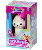 Zestaw Kreatywny KRÓLIK Maskotka SQUISHY Gniotek DO KOLOROWANIA OZDABIANIA