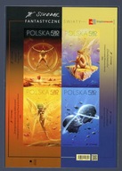 Fi 5484-5487 A** FANTASTYCZNE ŚWIATY - FOLDER + BLOK CIĘTY- 2025