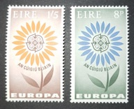 Europa-21 Irlandia czysta seria** 1964r.