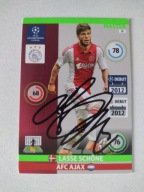 Karta panini autograf Ajax Lasse Schone Champions League 2014/2015 Master