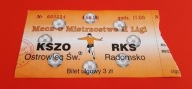 stary bilet KSZO Ostrowiec - RKS RADOMSKO 04.08.1996