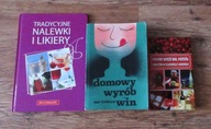 Domowy wyrób win. Jan Cieślak. Zestaw wina, nalewki, likiery, miody x 3