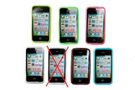 Etui silikonowe case obudowa plecki obudowa iPhone 4 4G 4S