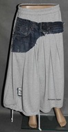 Spódnica długa, asymetryczna 36-38