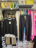 Komplet bluza i spodnie, masełko, blink blink r. UNI czarny Italy !!!