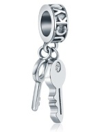 Zawieszka charms klucz na szczęście lucky