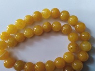 H2- AGAT ŻÓŁTY - kula - 8mm - 18sztuk