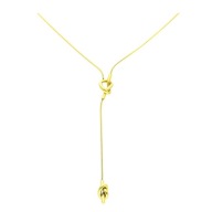 49881 Celebrytka złota stal chirurgiczna węzeł węzełek