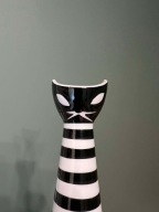 New Look KOT pikasiak Figurka wazonik Zsolnay rzadki proj.Török lata 60te