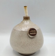 Lampka Naftowa - ceramiczna - sygnowana - kolekcjonerska - lata 60 XX w